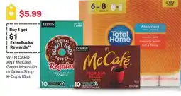 CVS ANY McCafé, Green Mountain or Donut Shop K-Cups 10 ct offer
