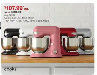 JC Penney Cooks 5.3-Qt. Stand Mixer offer