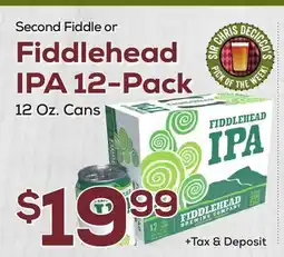 DeCicco & Sons Fiddlehead IPA 12-Pack offer