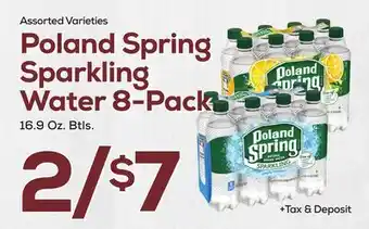 DeCicco & Sons Poland Spring Sparkling Water 8-Pack offer