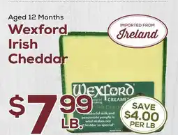 DeCicco & Sons Wexford Irish Cheddar offer