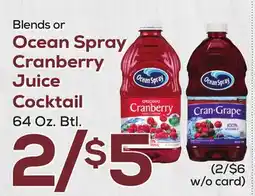 DeCicco & Sons Ocean Spray Cranberry Juice Cocktail offer