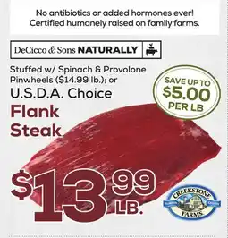 DeCicco & Sons Flank Steak offer