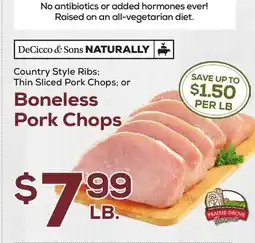 DeCicco & Sons Boneless Pork Chops offer