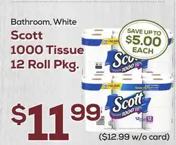 DeCicco & Sons Scott 1000 Tissue offer