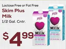 DeCicco & Sons Skim Plus Milk offer