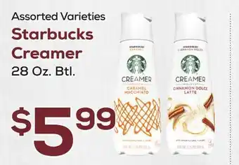 DeCicco & Sons Starbucks Creamer offer
