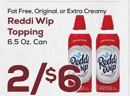 DeCicco & Sons Reddi Wip Topping offer