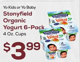 DeCicco & Sons Stonyfield Organic Yogurt 6-Pack offer