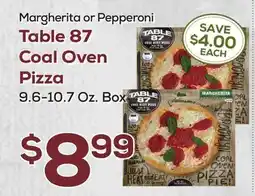 DeCicco & Sons Table 87 Coal Oven Pizza offer