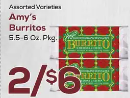 DeCicco & Sons Amy's Burritos offer