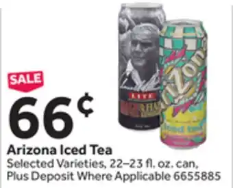 Stop&Shop Arizona Iced Tea offer
