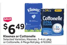 Stop&Shop Kleenex or Cottonelle offer