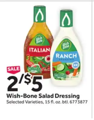 Stop&Shop Wish-Bone Salad Dressing offer