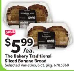 Stop&Shop The Bakery Traditional Sliced Banana Bread offer