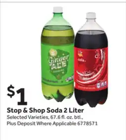 Stop&Shop Stop & Shop Soda 2 Liter offer