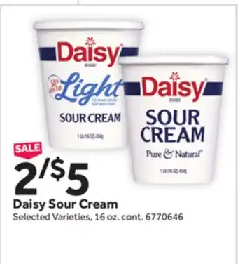 Stop&Shop Daisy Sour Cream offer