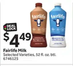 Stop&Shop Fairlife Milk offer