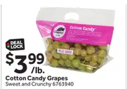 Stop&Shop Cotton Candy Grapes offer