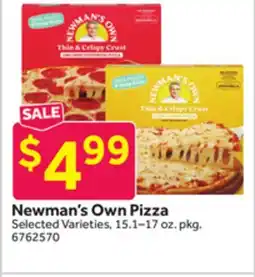Stop&Shop Newman's Own Pizza offer