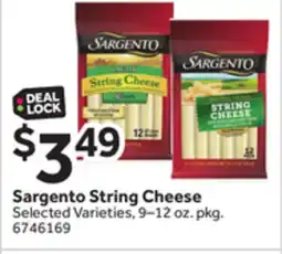 Stop&Shop Sargento String Cheese offer