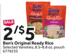 Stop&Shop Ben's Original Ready Rice offer