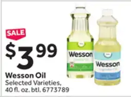Stop&Shop Wesson Oil offer