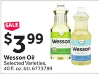 Stop&Shop Wesson Oil offer