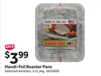 Stop&Shop Handi-Foil Roaster Pans offer