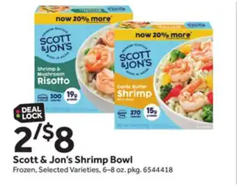 Stop&Shop Scott & Jon's Shrimp Bowl offer