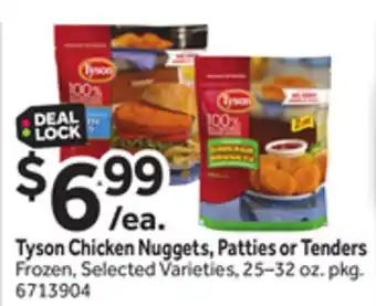 Stop&Shop Tyson Chicken Nuggets, Patties or Tenders offer