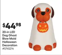 Lowe's 20-in LED Dog Ghost Blow Mold Halloween Decoration offer