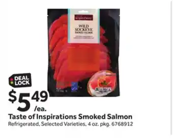 Stop&Shop Taste of Inspirations Smoked Salmon offer