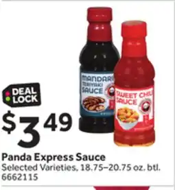 Stop&Shop Panda Express Sauce offer
