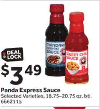 Stop&Shop Panda Express Sauce offer