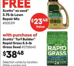 Lowe's Turf Builder Rapid Grass 5.6-lb Grass Seed offer