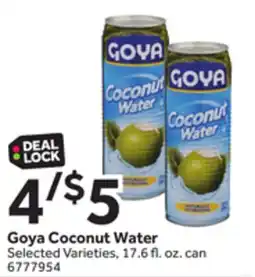 Stop&Shop Goya Coconut Water offer