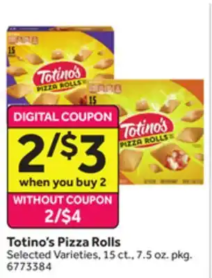 Stop&Shop Totino's Pizza Rolls offer