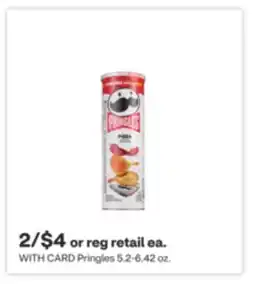 CVS Pringles 5.2-6.42 oz offer