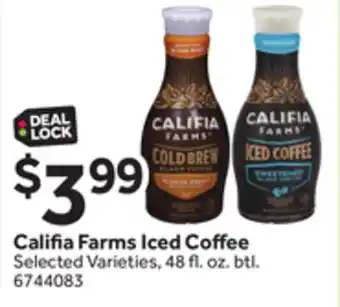 Stop&Shop Califia Farms Iced Coffee offer