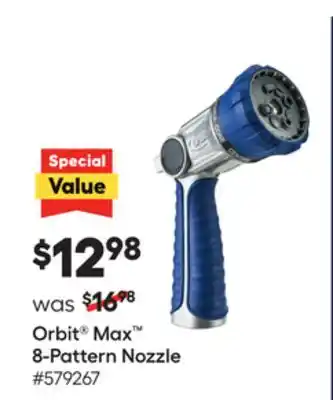Lowe's Orbit Max 8-Pattern Nozzle offer
