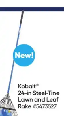 Lowe's 24-in Steel-Tine Lawn and Leaf Rake offer