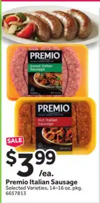 Stop&Shop Premio Italian Sausage offer