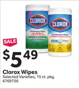 Stop&Shop Clorox Wipes offer