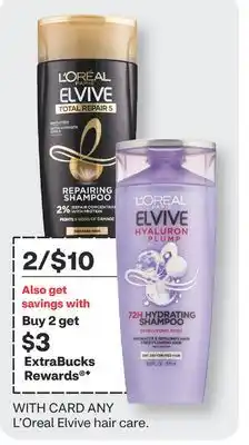 CVS ANY L'Oreal Elvive hair care offer