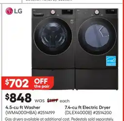 Lowe's 7.4-cu ft Electric Dryer offer
