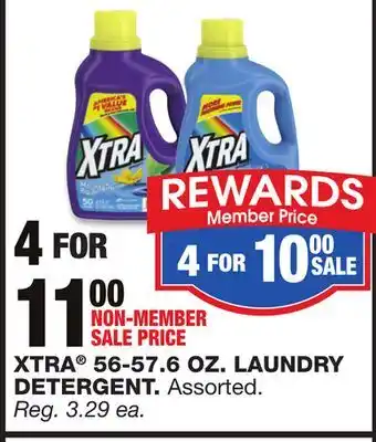 Blain's Farm & Fleet XTRA 56-57.6 OZ. LAUNDRY DETERGENT offer