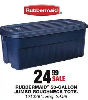 Blain's Farm & Fleet RUBBERMAID 50-GALLON JUMBO ROUGHNECK TOTE offer