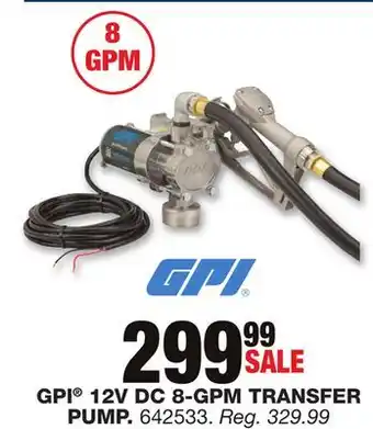 Blain's Farm & Fleet GPI 12V DC 8-GPM TRANSFER PUMP offer