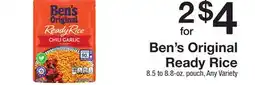 The Fresh Grocer Ready Rice offer